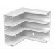 GEK-KIS53160-3 6116203 OBO BETTERMANN Non variabili, 53x160mm, bianco puro, 9010, cloruro di polivinile, ang..