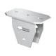 KU 7 VQP VA4301 6349196 OBO BETTERMANN Head plate for US 7 support, variable, Stained, Stainless steel, grad..