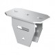 KU 7 VQP A2 6349196 OBO BETTERMANN piastra di testa per gli Stati Uniti 7 supporto,, macchiato, acciaio inox..