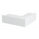 LKM A80080RW 6248432 OBO BETTERMANN angolo esterno, 80x80mm, bianco puro, 9010, zincato / verniciato a polve..