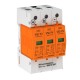 V50-B+C 3-PH600 5093623 OBO BETTERMANN V50 descarregador combinado, 3 pólos sist. PV, 600V,