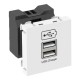 6105291 OBO BETTERMANN OUTLET USB CHARGER MTG-2UC1.2 RW1