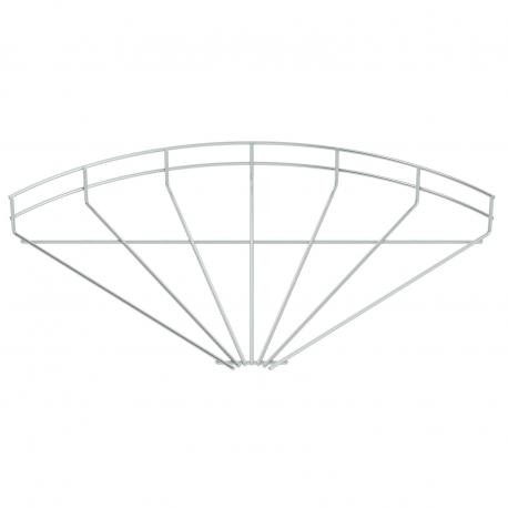 GRB 90 540 G 6001955 OBO BETTERMANN Courbe 90 ° grille de plateau, 55x400, électrozingué, DIN 50961 Acier St