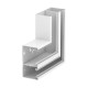 GS-DFS90170RW 6278320 OBO BETTERMANN ângulo plano 90x170mm cima assimétrico, branco puro, 9010 Aço St