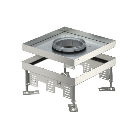 RKFN2 9 VS 25 7409370 OBO BETTERMANN Definir capa e moldura quadrada, tubulação, 243x243mm, aço inoxidável 1..