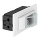 IKR-6 RW 6119319 OBO BETTERMANN Flush-mount unit f. device install. Duct, 2 PUs, 84x185x95mm, Pure white, 90..