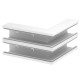 GS-DA90210RW 6278510 OBO BETTERMANN simétrico, 90x210mm canto externo, Pure White, 9010 Aço St