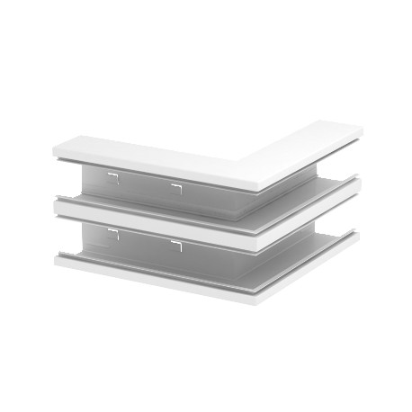 GS-DA90210RW 6278510 OBO BETTERMANN Esquina exterior simétrica, 90x210mm, Blanco puro, 9010, Acero, St