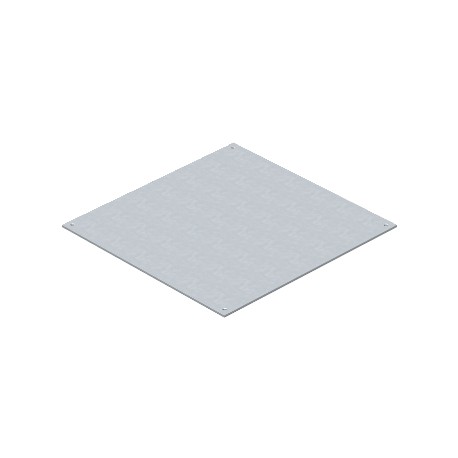 DU 250-2 7400573 OBO BETTERMANN Blind cover pour UZD250-2 / 3, 282x282x4, bande galvanisée, DIN EN 10147, Ac..