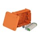 T 100 ED 4-10 D 7205580 OBO BETTERMANN Junction box for function maintenance, 150x116x67, Pastel orange, 200..