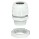 V-TEC PG42+ LGR 2024671 OBO BETTERMANN Prensaestopas con contratuerca, PG42, gris claro, RAL 7035, Poliamida..