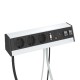 DB-M0B3 D3S2K 6116963 OBO BETTERMANN immagine desktop senza chiusura clip, alluminio, alluminio anodizzato, ..
