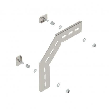 MW 90 SL17VA4301 6016278 OBO BETTERMANN 90 ° pour l'installation du câble C-maille plateau, 170x170, acier i..