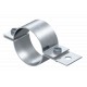 303 DIN-2 1/2 5102219 OBO BETTERMANN braçadeira de tubo, 2 1/2 "galvanizado a quente, DIN EN ISO 1461 Aço St