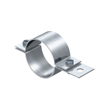 303 DIN-2 1/2 5102219 OBO BETTERMANN tubo morsetto, 2 1/2 "zincati a caldo, DIN EN ISO 1461 Acciaio St