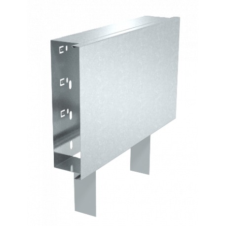 LKM T60200RW 6249736 OBO BETTERMANN T-tap, avec couvercle, 60x200mm, blanc pur, 9010, bande galvanisé / méla..