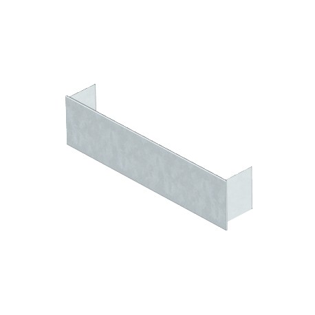 SES 25047 7404010 OBO BETTERMANN Abschnitt End-Verschluss, 250x47mm, bandverzinkt, DIN EN 10147, Stahl, St
