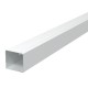 LKM60060RW 6248608 OBO BETTERMANN Cable trunking with floor knock-outs, 60x60x2000, Pure white, 9010, Strip ..