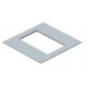 DUG 250-3 2 7400455 OBO BETTERMANN couvercle de montage, 250-2 / 3 pour GES2, 282x282x4, bande galvanisée, D..