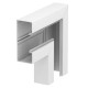 GA-SF70170RW 6279121 OBO BETTERMANN ângulo plano, 70x170mm, simétrico branco puro, 9010, alumínio, Alu