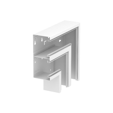 GS-DFF90210RW 6278530 OBO BETTERMANN Flachwinkel fallend symmetrisch, 90x210mm, reines Weiß, 9010, Stahl, St