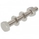 SKS 10x80 A4 6418248 OBO BETTERMANN Vite a testa esagonale, tuerc. + Arand. + Anello elastico., M10x80, acci..