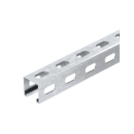 MS 41 LS 3M FT 1122483 OBO BETTERMANN Perfil, con perforación lateral, 3000x41x41, galvanizado en caliente p..