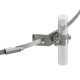 isCon HS VA 5408052 OBO BETTERMANN Support du pilote pour la ligne ISCON, ø 23mm, noir, acier inoxydable 1.4..