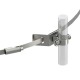 isCon HS VA 5408052 OBO BETTERMANN Kabelhalterung mit tight.strap für isCon Kabel, ø 23 mm, Schwarz, Edelsta..