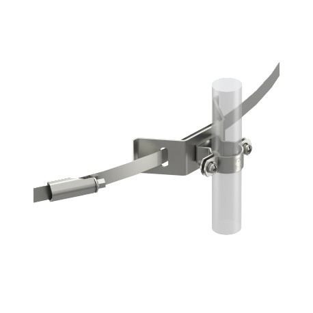 isCon HS VA 5408052 OBO BETTERMANN Support du pilote pour la ligne ISCON, ø 23mm, noir, acier inoxydable 1.4..
