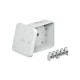 A 8 HF RW 2000075 OBO BETTERMANN boîte de jonction, 75x75x36, blanc pur, 9010, polyéthylène, PE