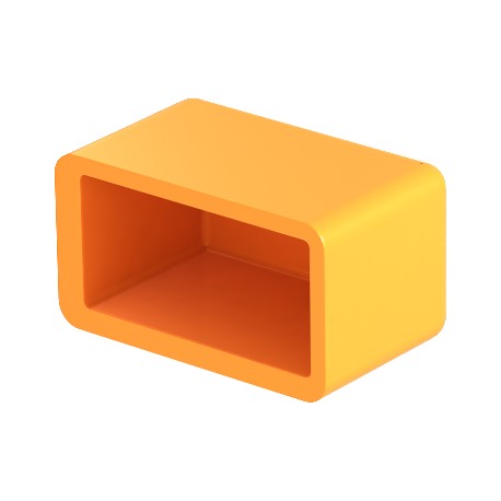 CM3518 SK 1124502 OBO BETTERMANN capuchon de protection pour le type 1268, 38,6x21,6x16, orange, 2003, polyé..