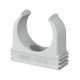 2955 M20 2149010 OBO BETTERMANN Abrazadera Quick, M20, gris claro, RAL 7035, Polipropileno, PP