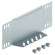 RWEB 110 DD 7107455 OBO BETTERMANN Ángulo reducido / cierre final, para bandeja portacables, 110x100, recubi..