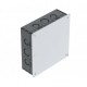 UV 200 K 2003130 OBO BETTERMANN caixa de junção, recesso, 200x200x65, preto, poliestireno, PS