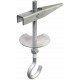 457 M4x55 G 3482138 OBO BETTERMANN Tilting anchors with ceiling hook, M4x55mm, Electrogalvanised, DIN 50961,..