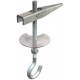 457 M4x55 G 3482138 OBO BETTERMANN Inclinando, con gancio del soffitto, M4x55mm, io electrozincado, DIN 5096..