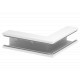 GS-SA90110RW 6277110 OBO BETTERMANN symétrique, 90x110mm de coin externe, Pure White, 9010 Steel St