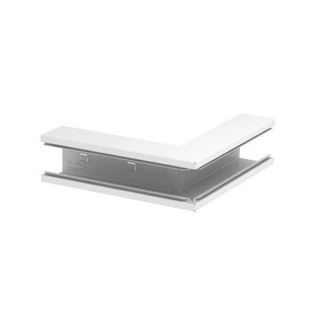 GS-SA90110RW 6277110 OBO BETTERMANN simmetrica, 90x110mm angolo esterno, bianco puro, 9010 Acciaio St