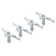 DSSL2 160 200 7410180 OBO BETTERMANN Soportes p. cargas pesadas, para altura de pavim. 160+40mm, 160/200, ga..