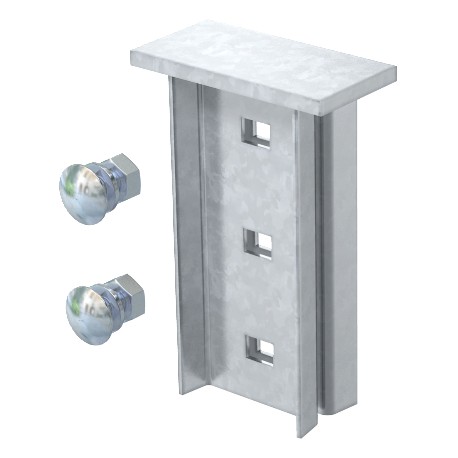 KI 8 AOX FT 6347088 OBO BETTERMANN Placa frontal, para perfil IS 8, para soldar, galvanizado en caliente por..