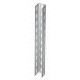 US 5 40 VA4301 6341109 OBO BETTERMANN U support 3-sided perforated, 50x50x400, Stainless steel, grade 304, V..