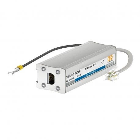 5081982 OBO BETTERMANN PROTEÇÃO DE DADOS RJ45-TELE 4-F