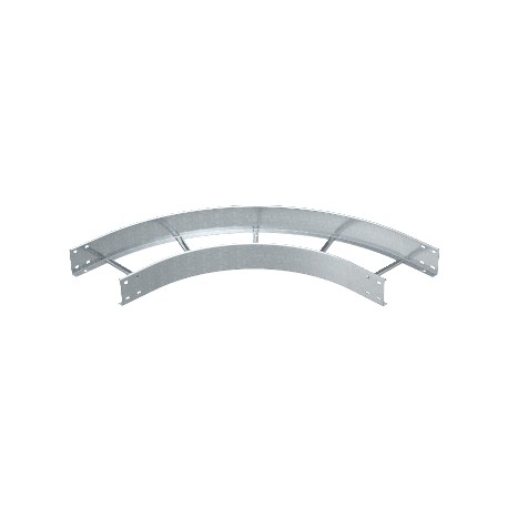 LBI 90 114 VS FT 6217745 OBO BETTERMANN Curva de 90°, p/ band.esc. con peldaño VS, 110x400, galvanizado en c..