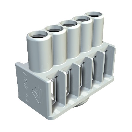 KL-T 01-04 2016180 OBO BETTERMANN Bornier, 4mm², gris clair, Polyamide, PA