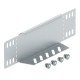 RWEB 840 DD 7107382 OBO BETTERMANN Ángulo reducido / cierre final, para bandeja portacables, 85x400, recubie..