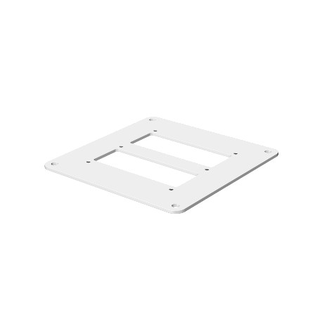 ISSBP140110RW 6290130 OBO BETTERMANN Floor plate , 200x170x3mm, Pure white, 9010, Strip galvanised/powder-co..