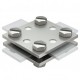 256 A-DIN 30 VA 5314720 OBO BETTERMANN Querverbinder keine Trennplatte, 30 mm, Edelstahl, Klasse 304, VA, 1...