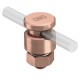 5001 N-CU 5304172 OBO BETTERMANN Conector con grapa 5001 N-CU, para conductor redondo 8-10mm Cobre, Cu