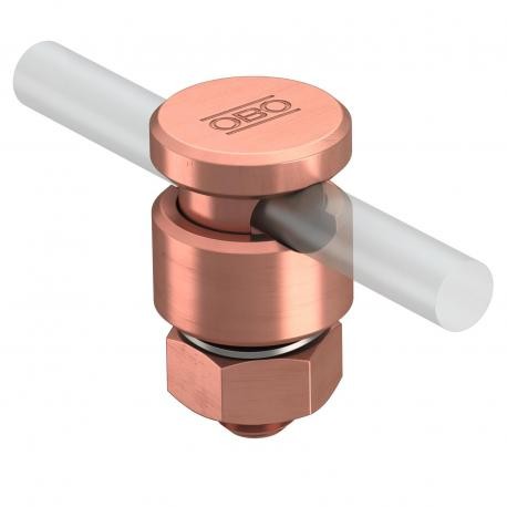 5001 N-CU 5304172 OBO BETTERMANN Conexão terminal para condutor redondo, 8-10 mm, cobre, Cu